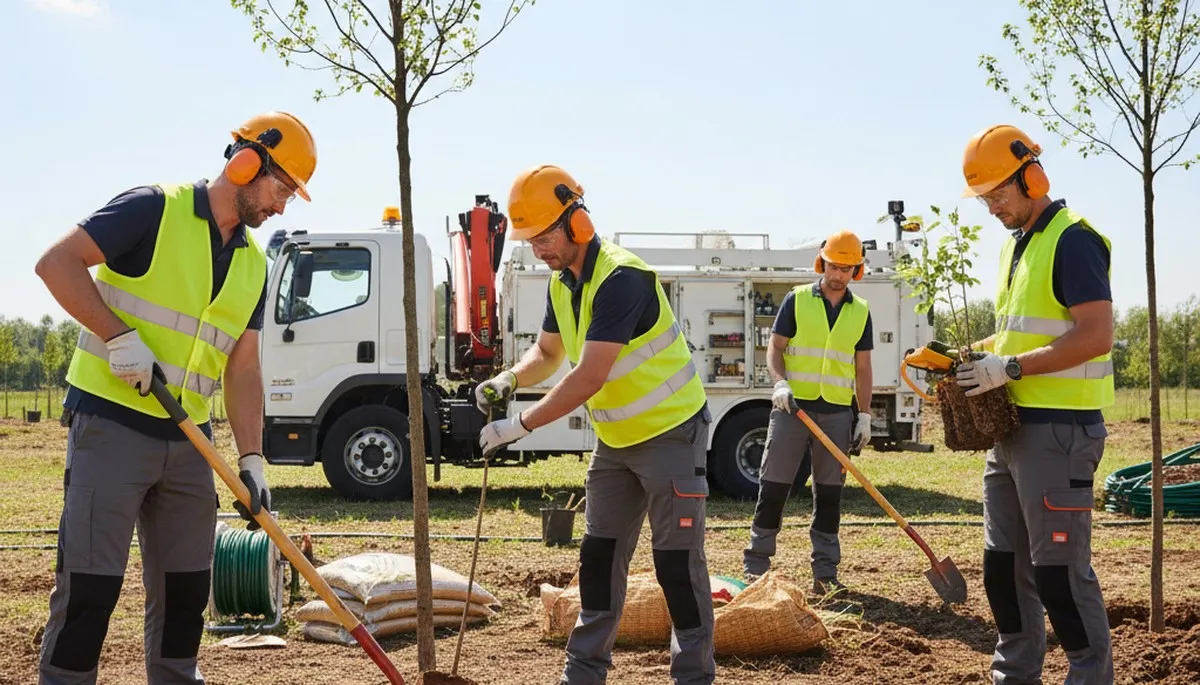 Tree planting service in Kissimmee, FL for landscape-friendly, site-appropriate tree selection and installation
