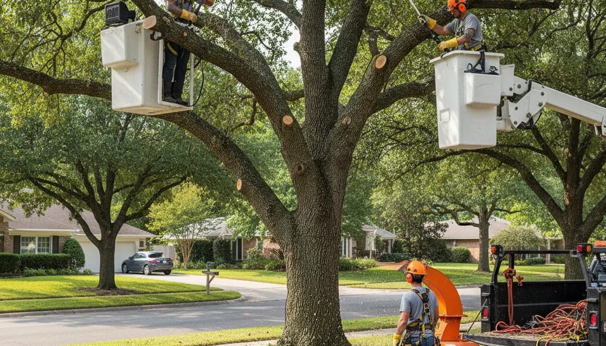 Tree pruning service in Kissimmee, FL to improve tree health and reduce hazards
