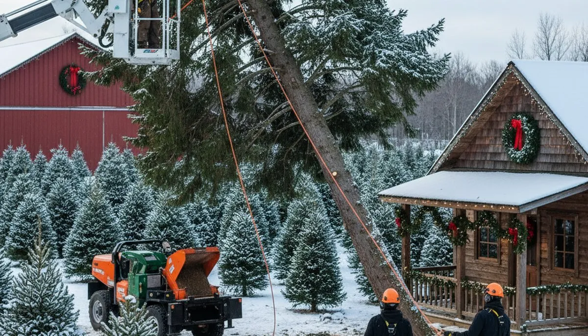 Tree service crew in Kissimmee, FL providing professional tree removal and trimming