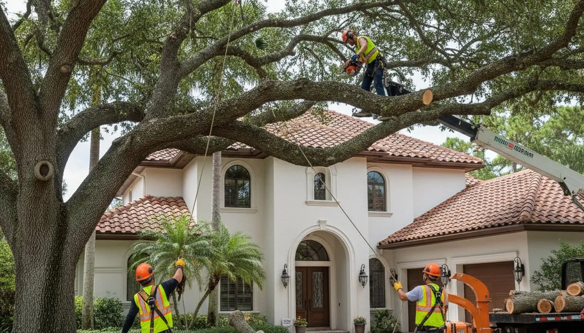 Tree removal crew in Kissimmee, FL providing professional tree service for homes and businesses